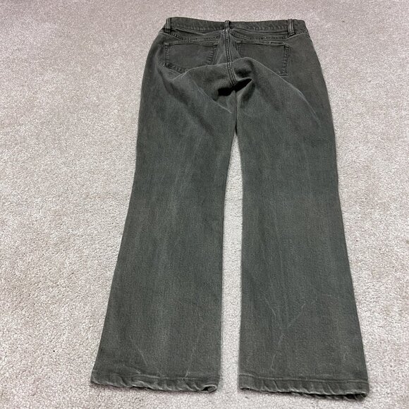 Lauren Jean Co Ralph Lauren Jeans Women’s Green Modern Straight 6 Petite Pockets - Picture 11 of 11